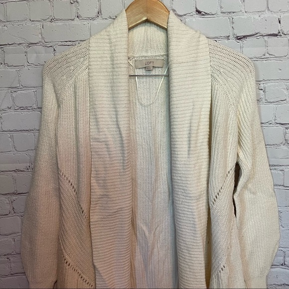 LOFT Shaw Collar Cardigan size XS - Picture 3 of 11